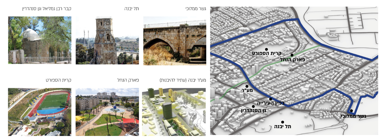 מוקדי עניין ביבנה